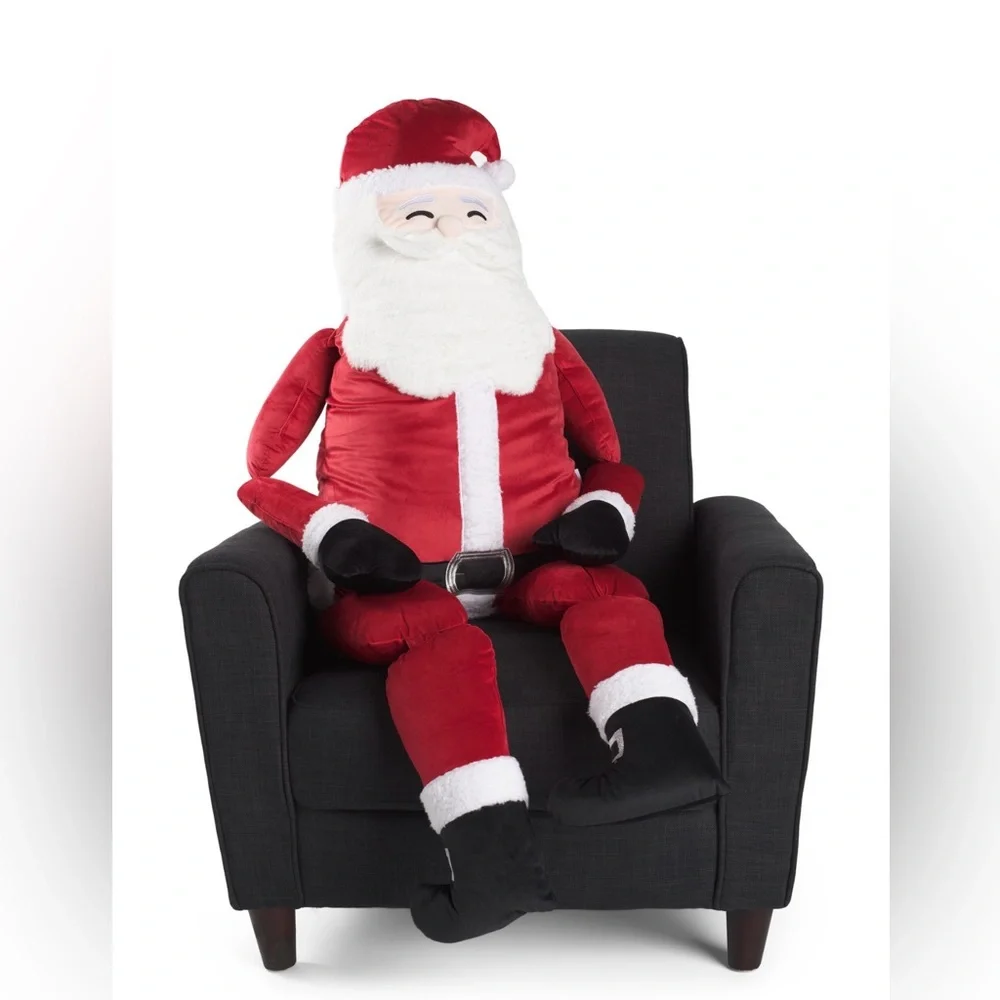 New 5 Foot Santa Pillow by Isaac Mizrahi NWT, viral Tic Tok